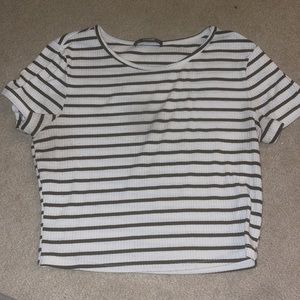 Striped short sleeve size L